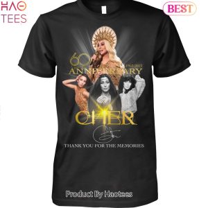 60 Years Of 1963-2023 Cher Thank You For The Memories Unisex T-Shirt