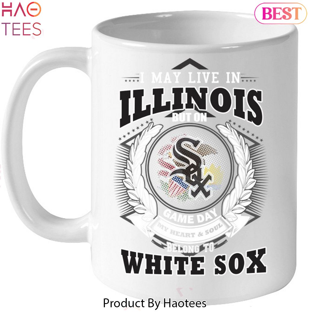 I May Live In Illinois Be Long To Chicago White Sox Unisex T-Shirt I May Live In Illinois Be Long To Chicago White Sox Unisex T-Shirt