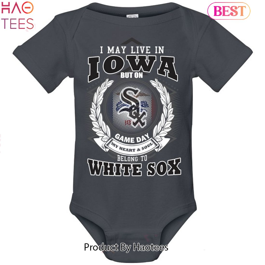 I May Live In Iowa Be Long To Chicago White Sox Unisex T-Shirt I May Live In Iowa Be Long To Chicago White Sox Unisex T-Shirt