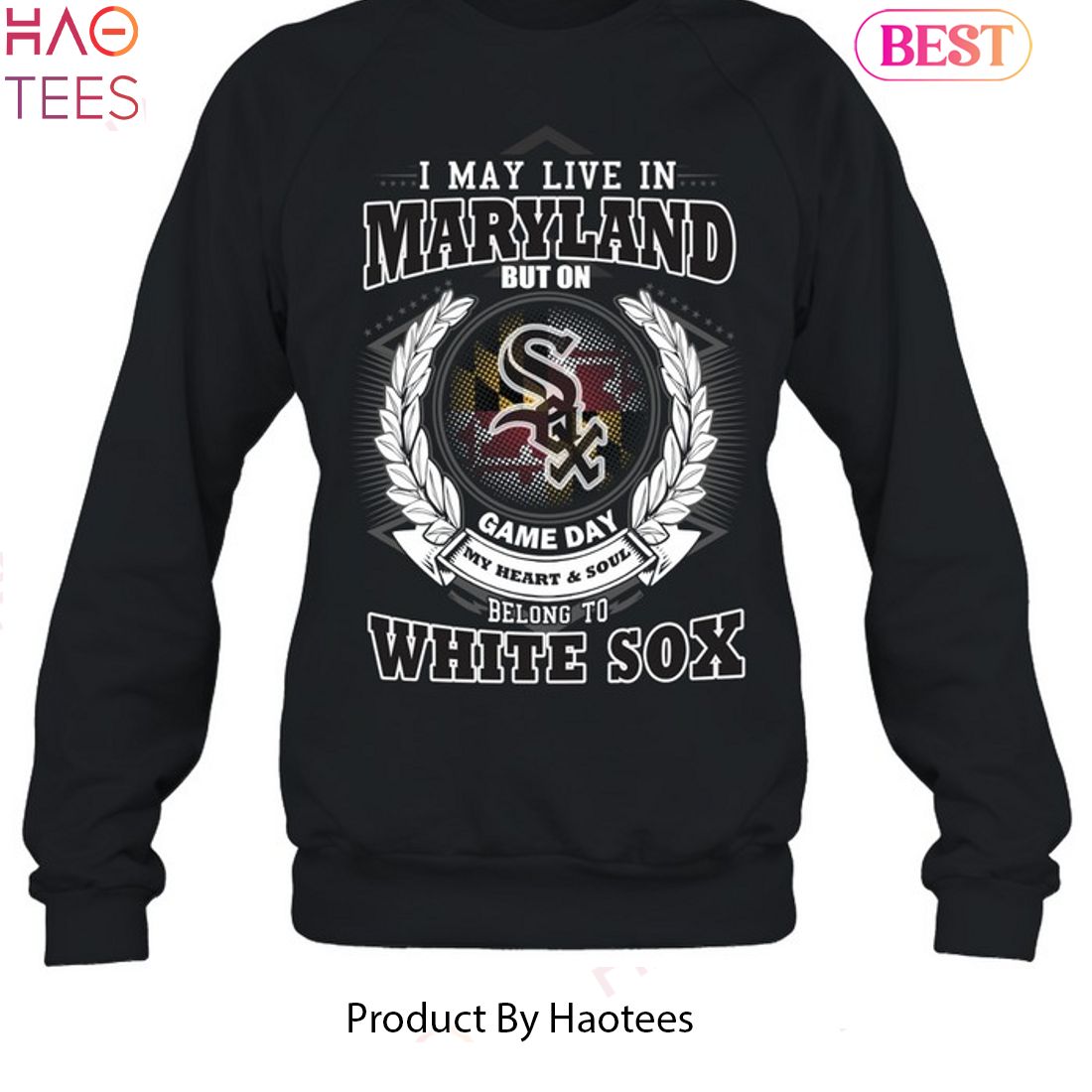 Official i may live in Maryland be long to chicago white sox shirt, hoodie,  sweatshirt for men and women