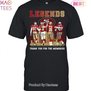 San Francisco 49ers Legends Thank You For The Memories Unisex T-Shirt