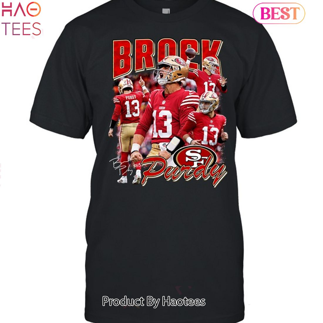 Brock Purdy Shirt, Vintage Brock Purdy Style T-Shirt