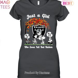 Just A Girl Who Loves Fall And Las Vegas Raiders Unisex T-Shirt