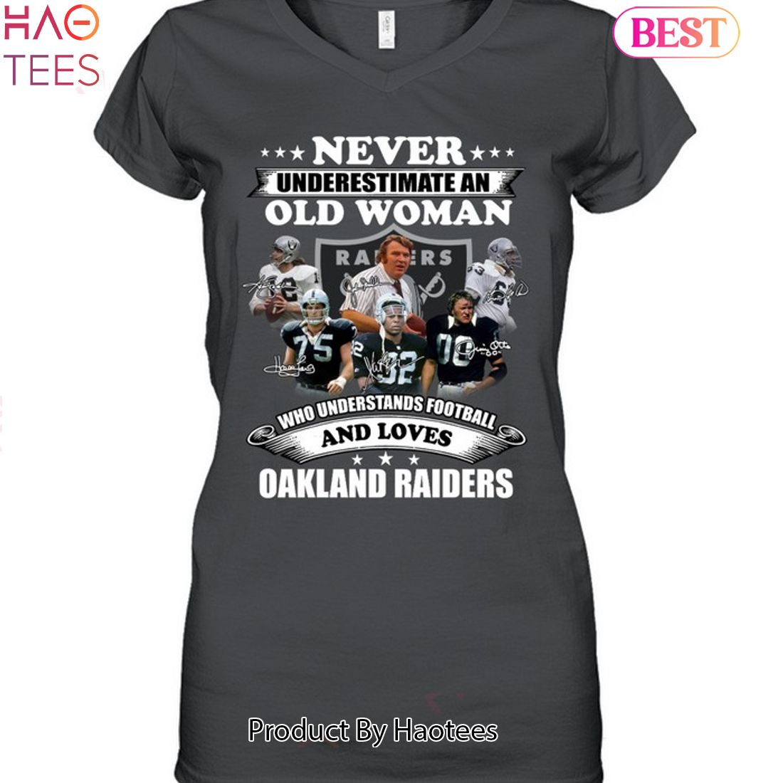 Vintage Oakland Football - Raiders - Long Sleeve T-Shirt