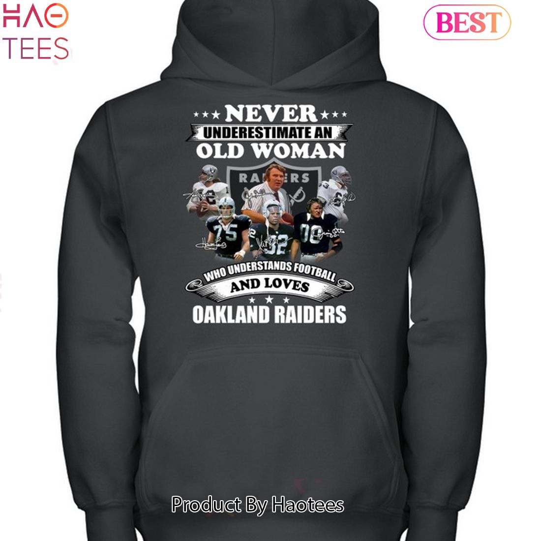 Never Underestimate An Old Woman Who Understands Football And Loves Las Vegas Raiders Unisex T-Shirt Never Underestimate An Old Woman Who Understands Football And Loves Las Vegas Raiders Unisex T-Shirt