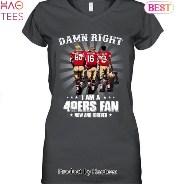 San Francisco 49ers Women's Long Sleeve T-Shirt Cotton T-Shirts Baseball Tee