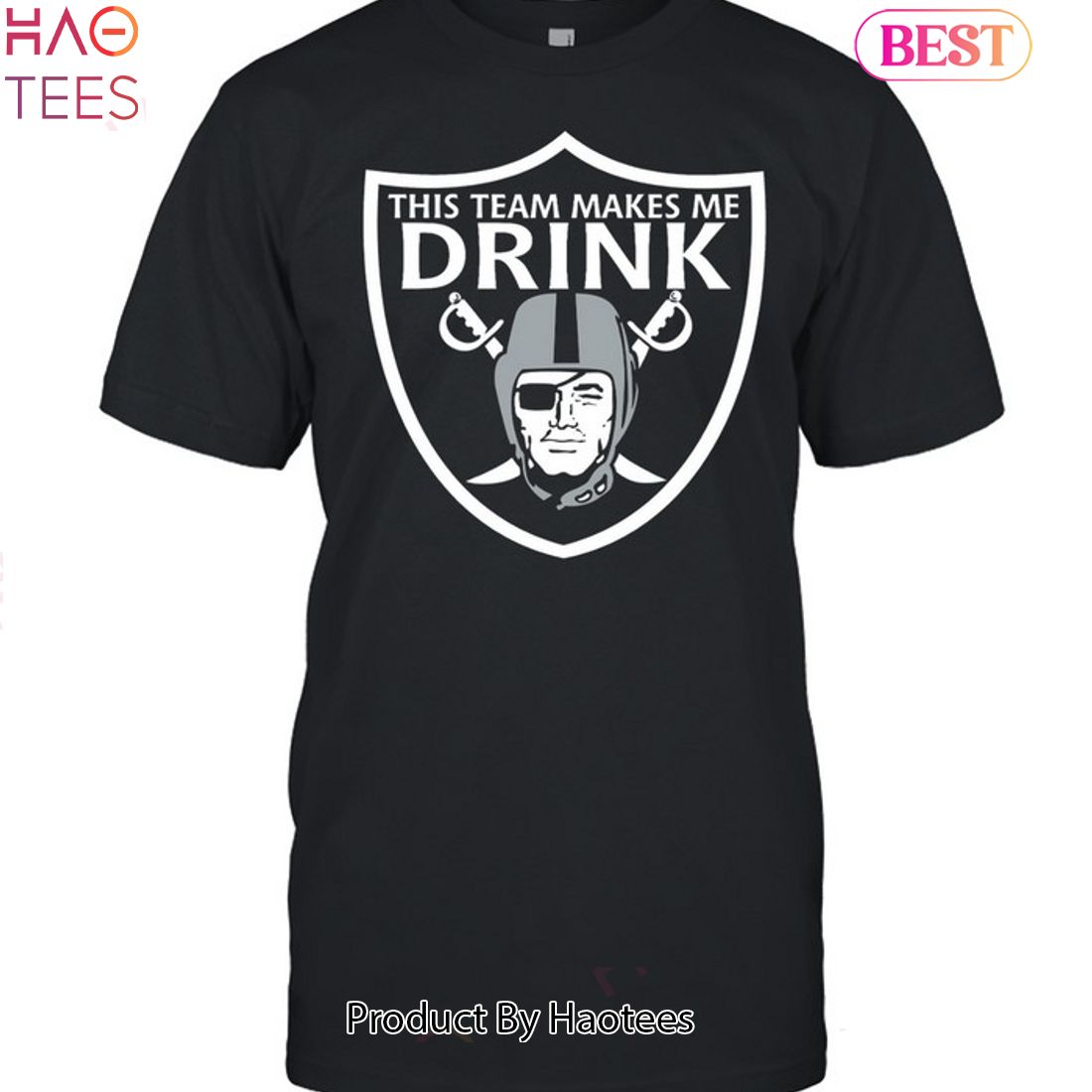 Official this Team Makes Me Drink Las Vegas Raiders Shirt, hoodie