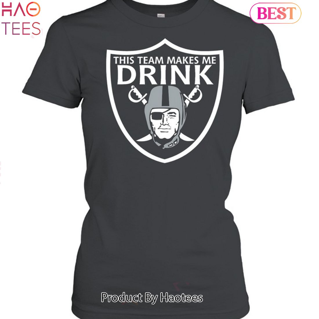 This Team Makes Me Drink Las Vegas Raiders Unisex T-Shirt This Team Makes Me Drink Las Vegas Raiders Unisex T-Shirt
