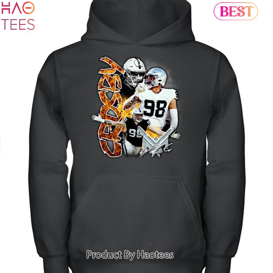 Official las Vegas Raiders Maxx Crosby 98 2023 Shirt, hoodie