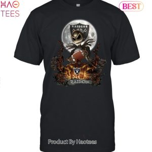 NEW Jack Skellington Las Vegas Raiders Halloween Is Coming Unisex T-Shirt