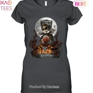 NEW Jack Skellington Las Vegas Raiders Halloween Is Coming Unisex T-Shirt
