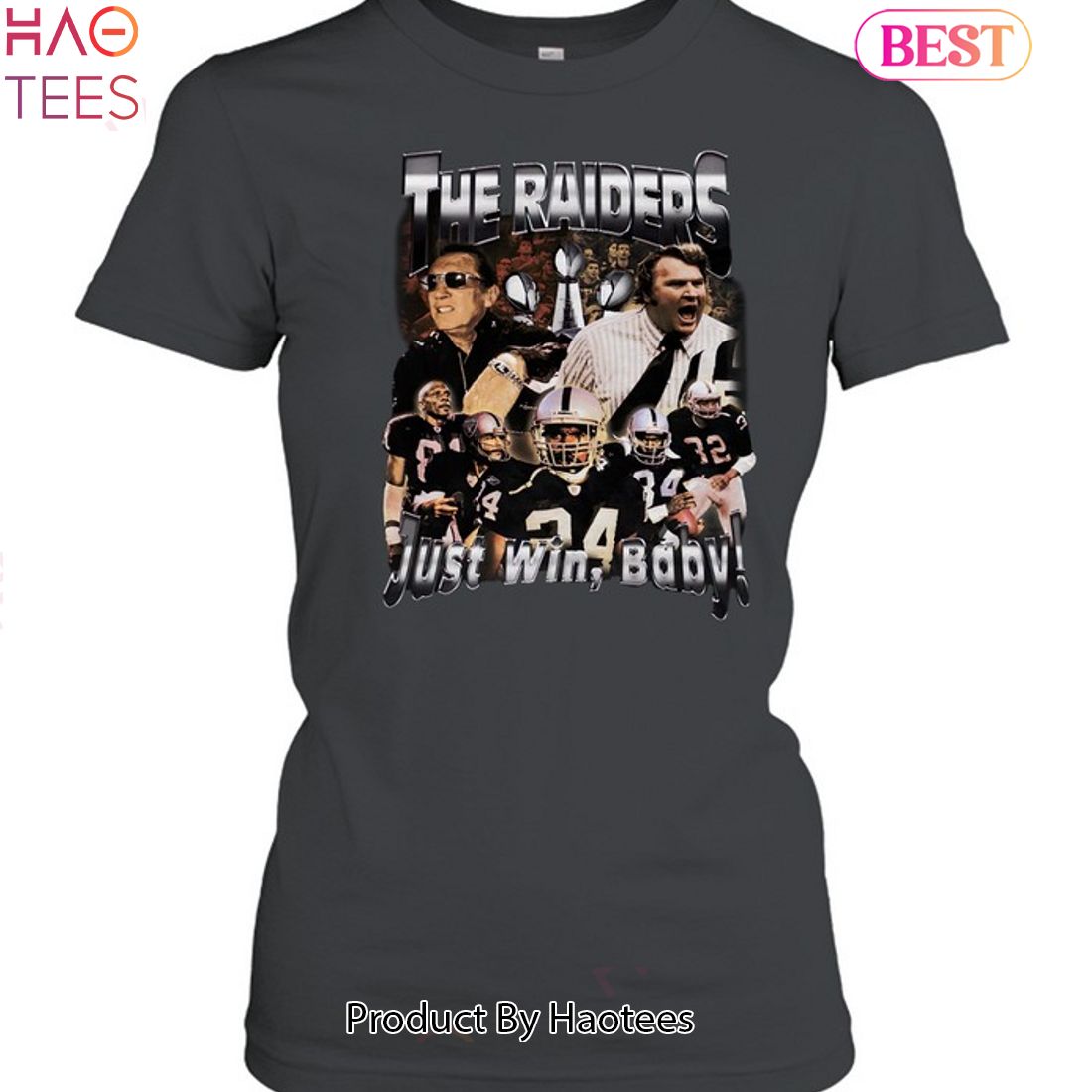 The Las Vegas Raiders Just Win Baby Unisex T-Shirt The Las Vegas Raiders Just Win Baby Unisex T-Shirt