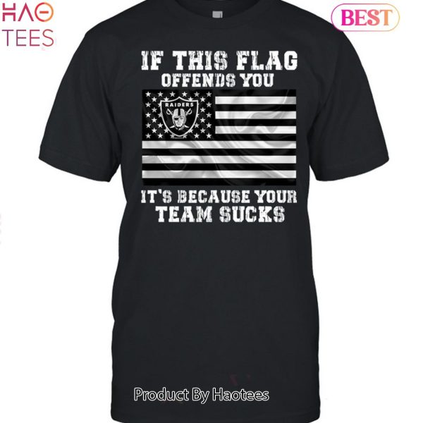 HOT TREND Las Vegas Raiders Flags US Unisex T-Shirt