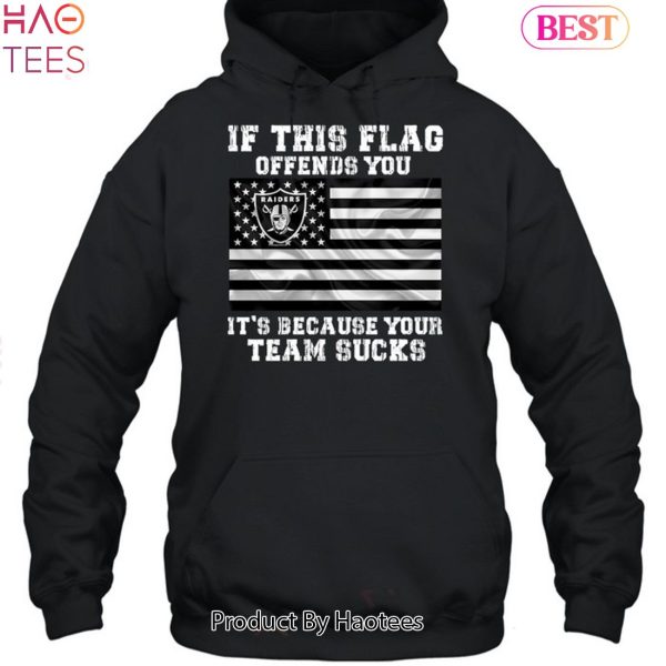 HOT TREND Las Vegas Raiders Flags US Unisex T-Shirt