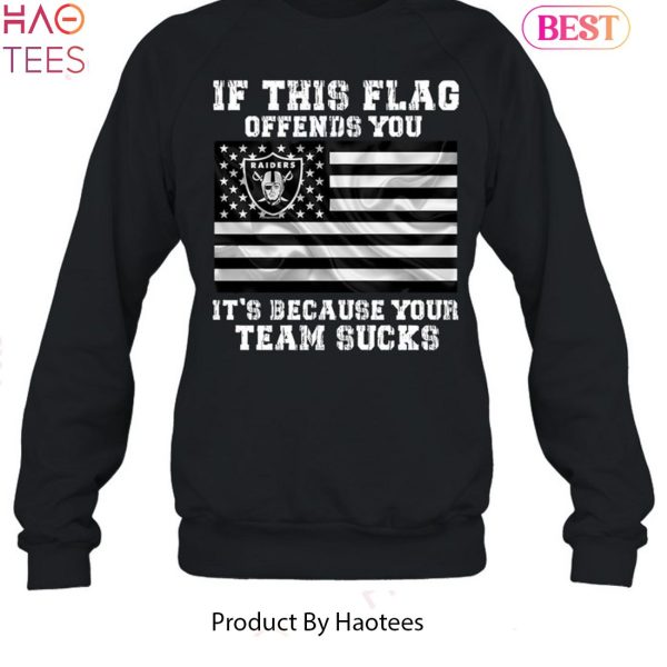 HOT TREND Las Vegas Raiders Flags US Unisex T-Shirt