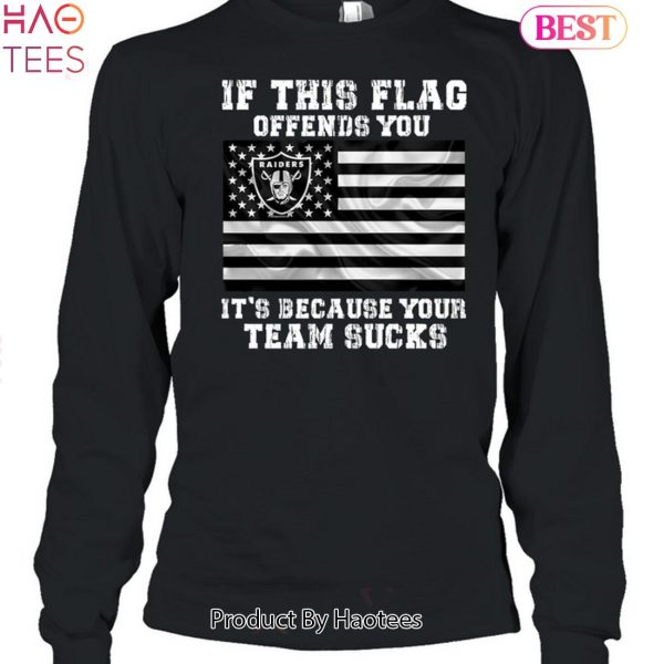 HOT TREND Las Vegas Raiders Flags US Unisex T-Shirt