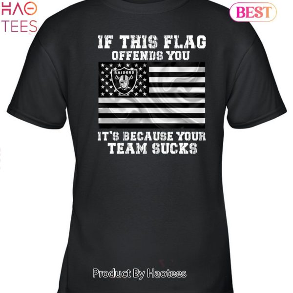 HOT TREND Las Vegas Raiders Flags US Unisex T-Shirt