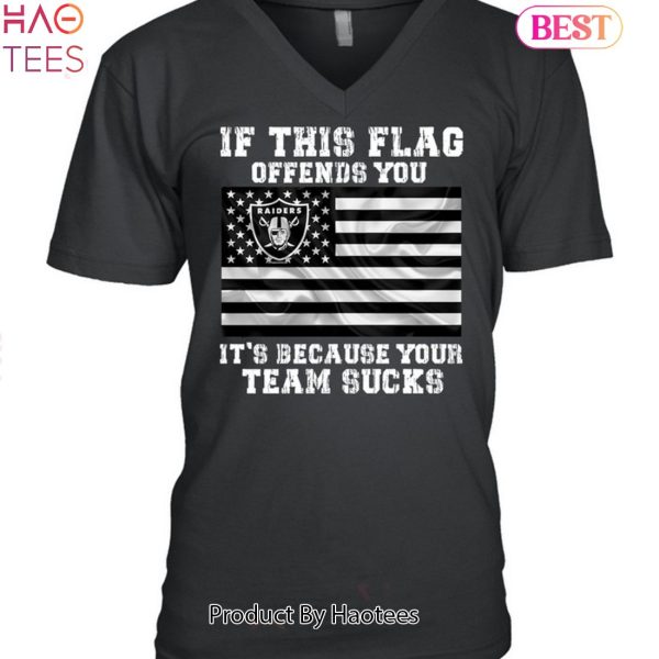 HOT TREND Las Vegas Raiders Flags US Unisex T-Shirt