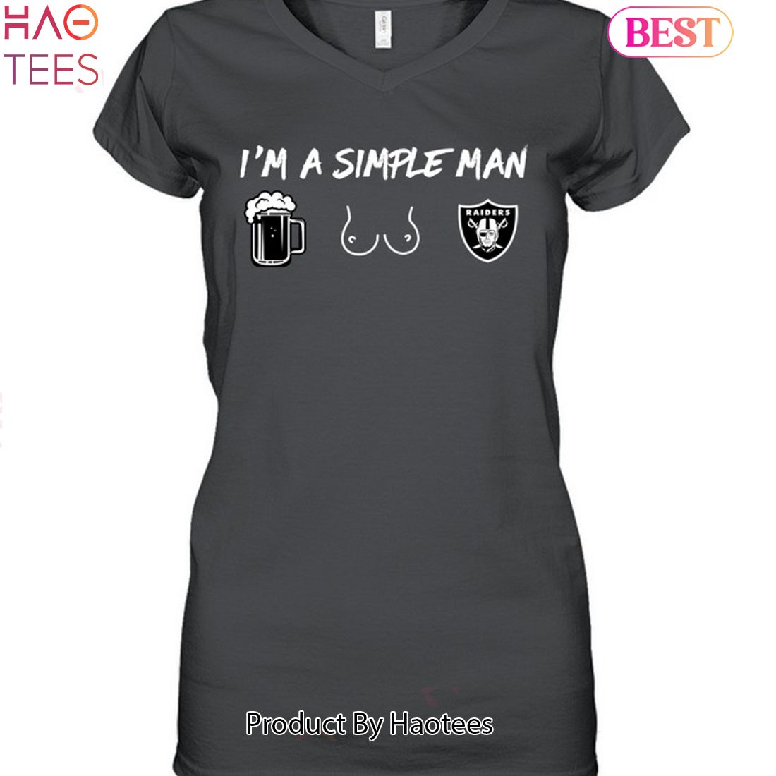 I Am Simple Man Las Vegas Raiders Unisex T-Shirt