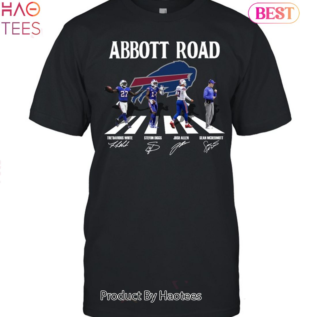 NEW Abbott Road Buffalo Bills Unisex T-Shirt NEW Abbott Road Buffalo Bills Unisex T-Shirt