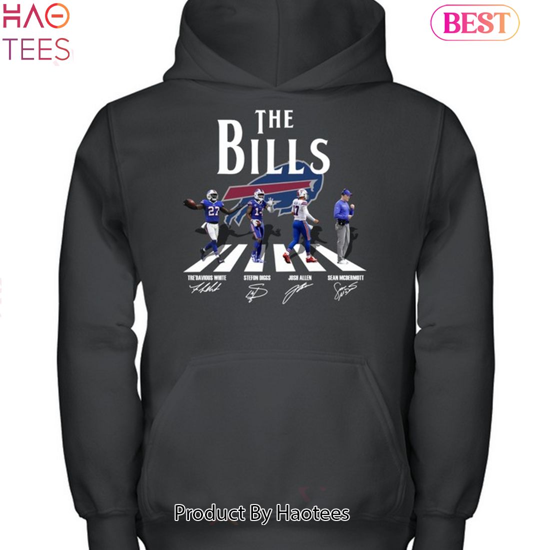 The Bills Abbey Road Real Women Love Football Smart Women Love The Buffalo  Bills Signatures Shirt, hoodie, sweater, long sleeve and tank top