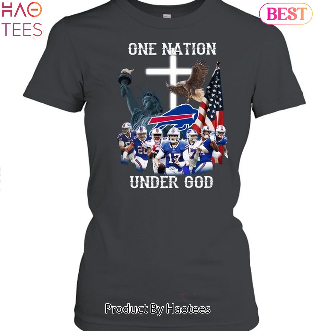 Buffalo Bills One Nation Under God Buffalo Bills Unisex T-Shirt Buffalo Bills One Nation Under God Buffalo Bills Unisex T-Shirt