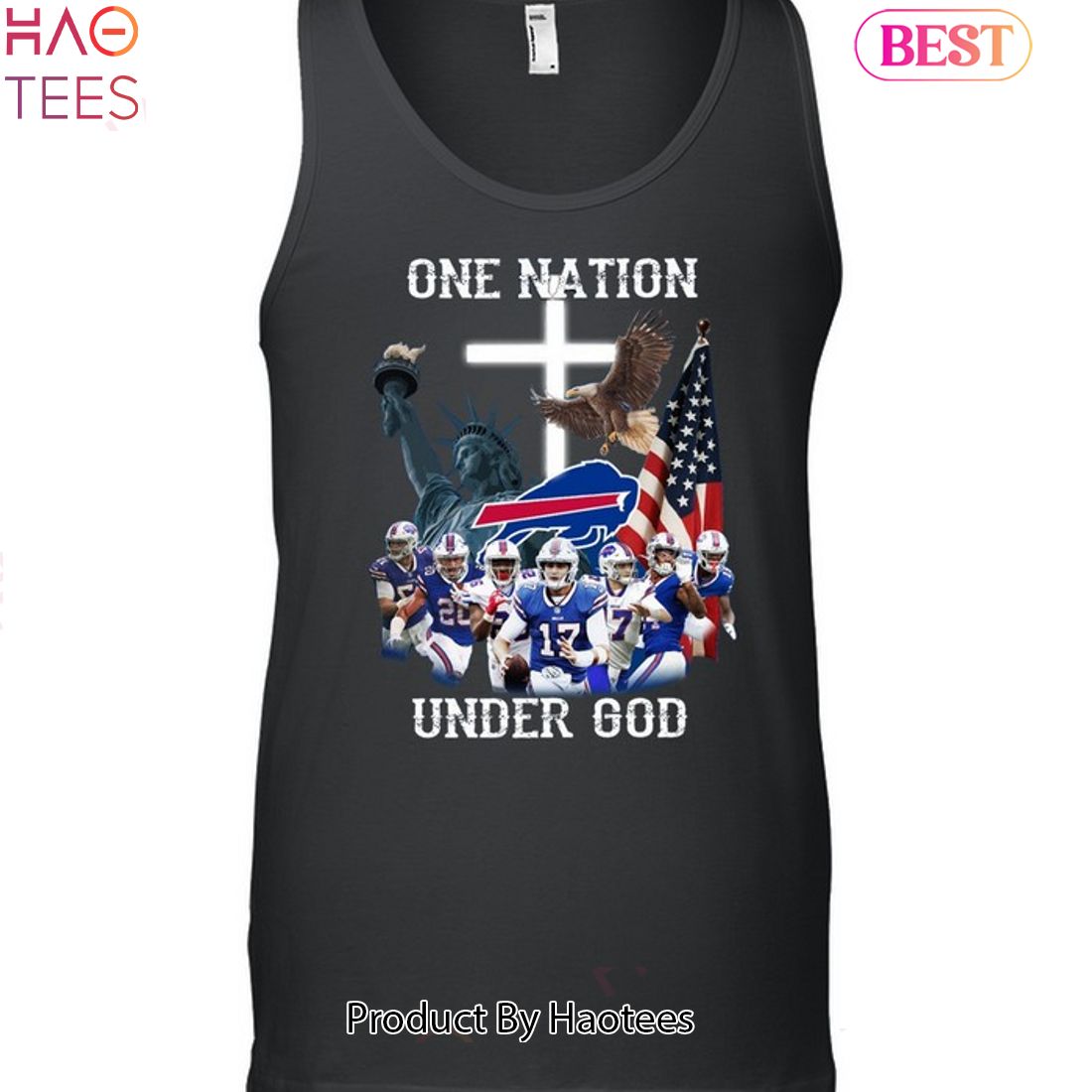 Buffalo Bills One Nation Under God Buffalo Bills Unisex T-Shirt Buffalo Bills One Nation Under God Buffalo Bills Unisex T-Shirt