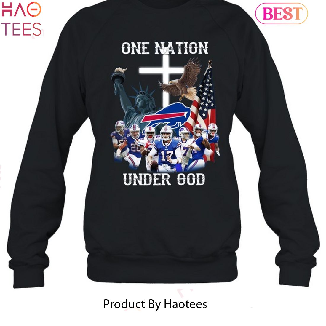 Buffalo Bills One Nation Under God Buffalo Bills Unisex T-Shirt Buffalo Bills One Nation Under God Buffalo Bills Unisex T-Shirt