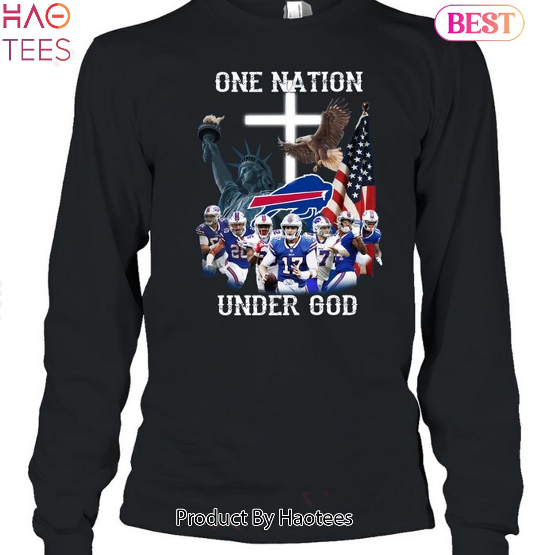 Buffalo Bills One Nation Under God Buffalo Bills Unisex T-Shirt Buffalo Bills One Nation Under God Buffalo Bills Unisex T-Shirt