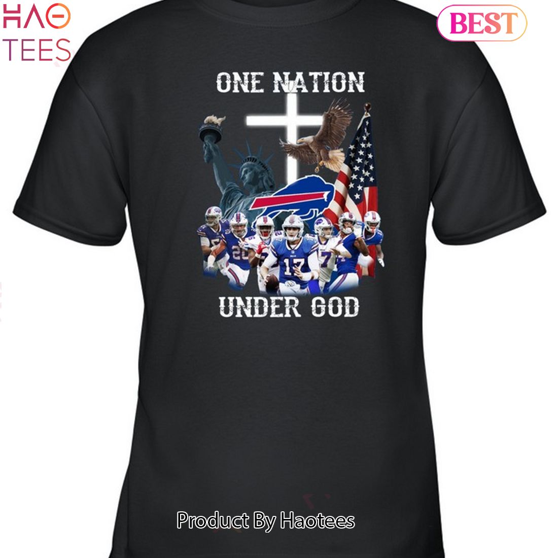Buffalo Bills One Nation Under God Buffalo Bills Unisex T-Shirt Buffalo Bills One Nation Under God Buffalo Bills Unisex T-Shirt