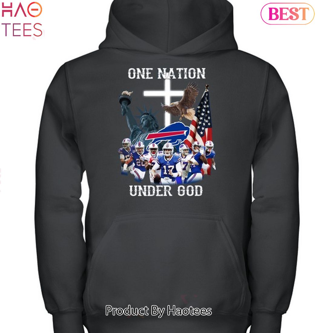 Buffalo Bills One Nation Under God Buffalo Bills Unisex T-Shirt Buffalo Bills One Nation Under God Buffalo Bills Unisex T-Shirt