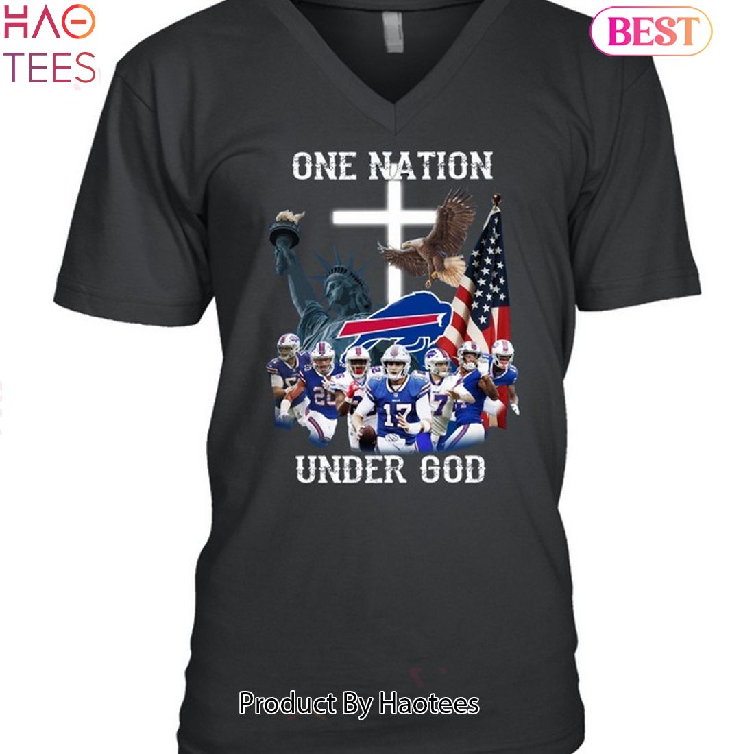 Buffalo Bills One Nation Under God Buffalo Bills Unisex T-Shirt Buffalo Bills One Nation Under God Buffalo Bills Unisex T-Shirt