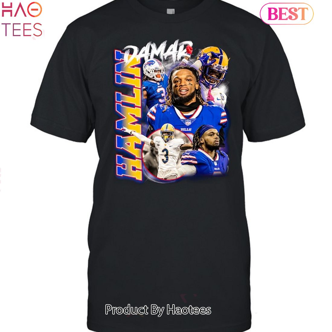 HOT TREND Buffalo Bills Damar Hamlin Unisex T-Shirt