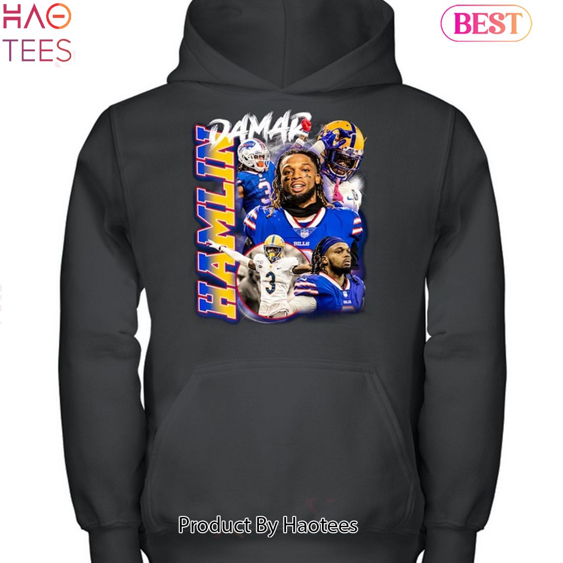 Youth Damar Hamlin Bills By Buffalo Bills 2023 Shirt, hoodie