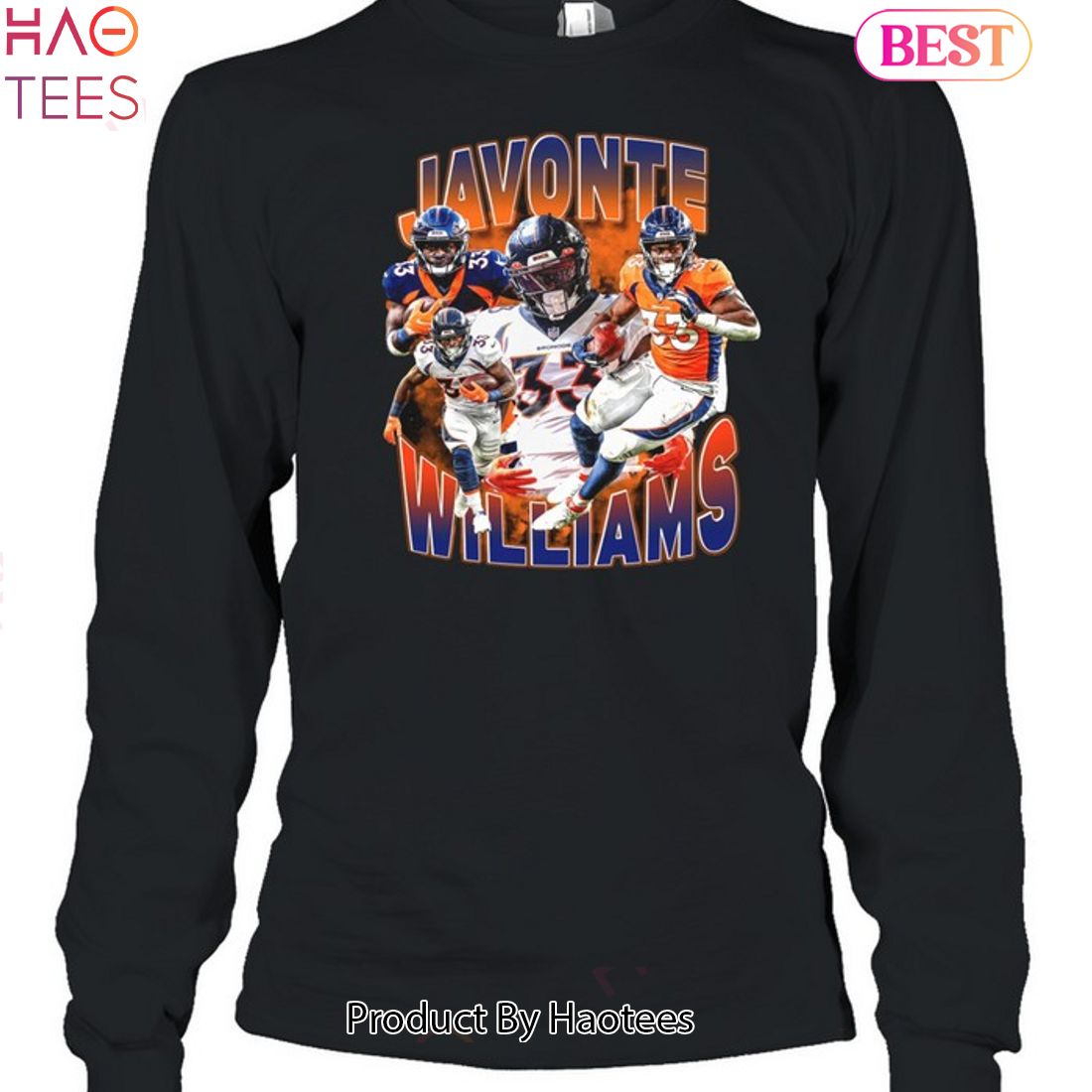 NEW Denver Broncos Javonte Williams Unisex T-Shirt