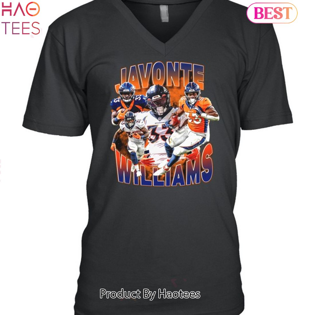 NEW Denver Broncos Javonte Williams Unisex T-Shirt