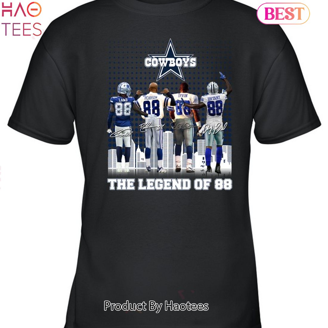 Dallas Cowboys Logo T-Shirt NFL Football Super Bowl Champions - FUELED BY  HATERS