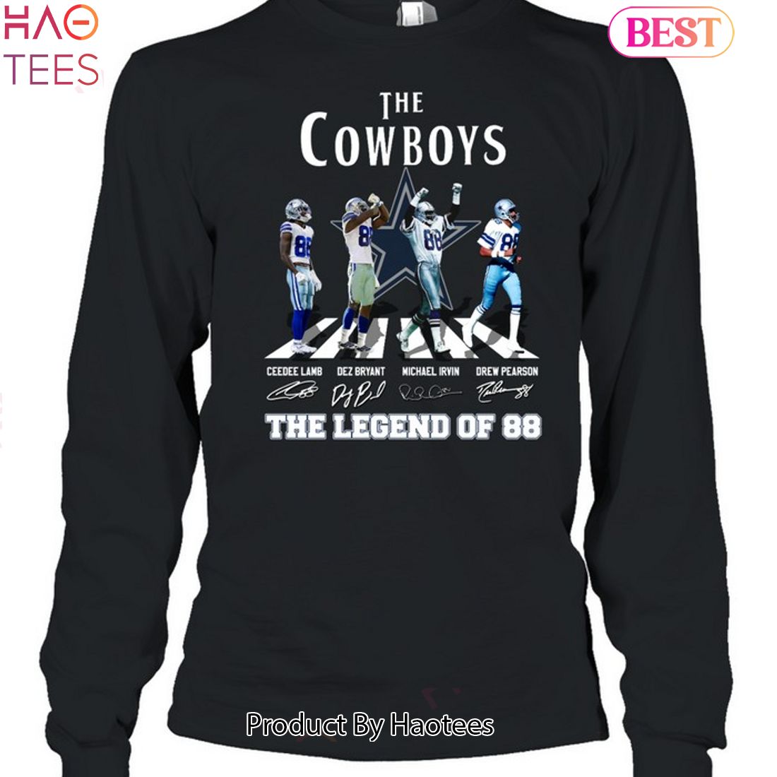 Dallas Cowboys Legends Member Signatures T Shirt in 2023