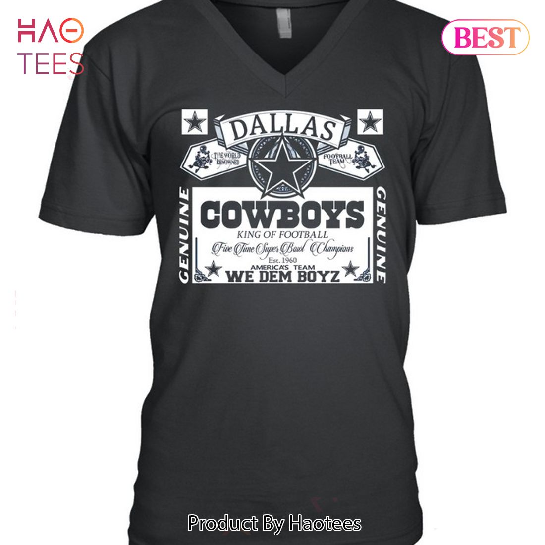 Dallas Cowboys King Of Football Unisex T-Shirt