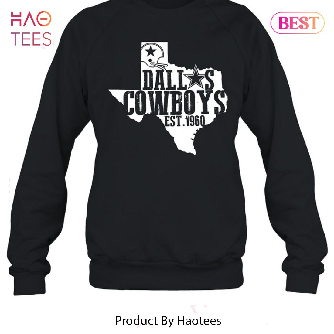 Vintage Style Dallas Cowboys Football Fans Est 1960 Sweatshirt - Trends  Bedding