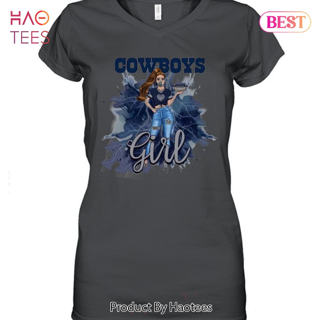 HOT TREND Dallas Cowboys Girl Unisex T-Shirt HOT TREND Dallas Cowboys Girl Unisex T-Shirt