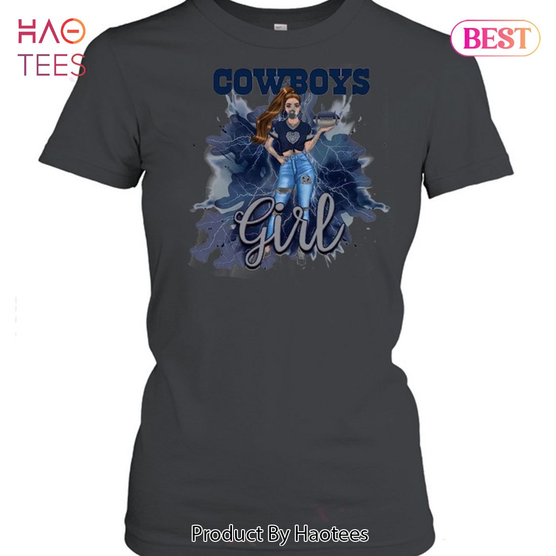 HOT TREND Dallas Cowboys Girl Unisex T-Shirt HOT TREND Dallas Cowboys Girl Unisex T-Shirt