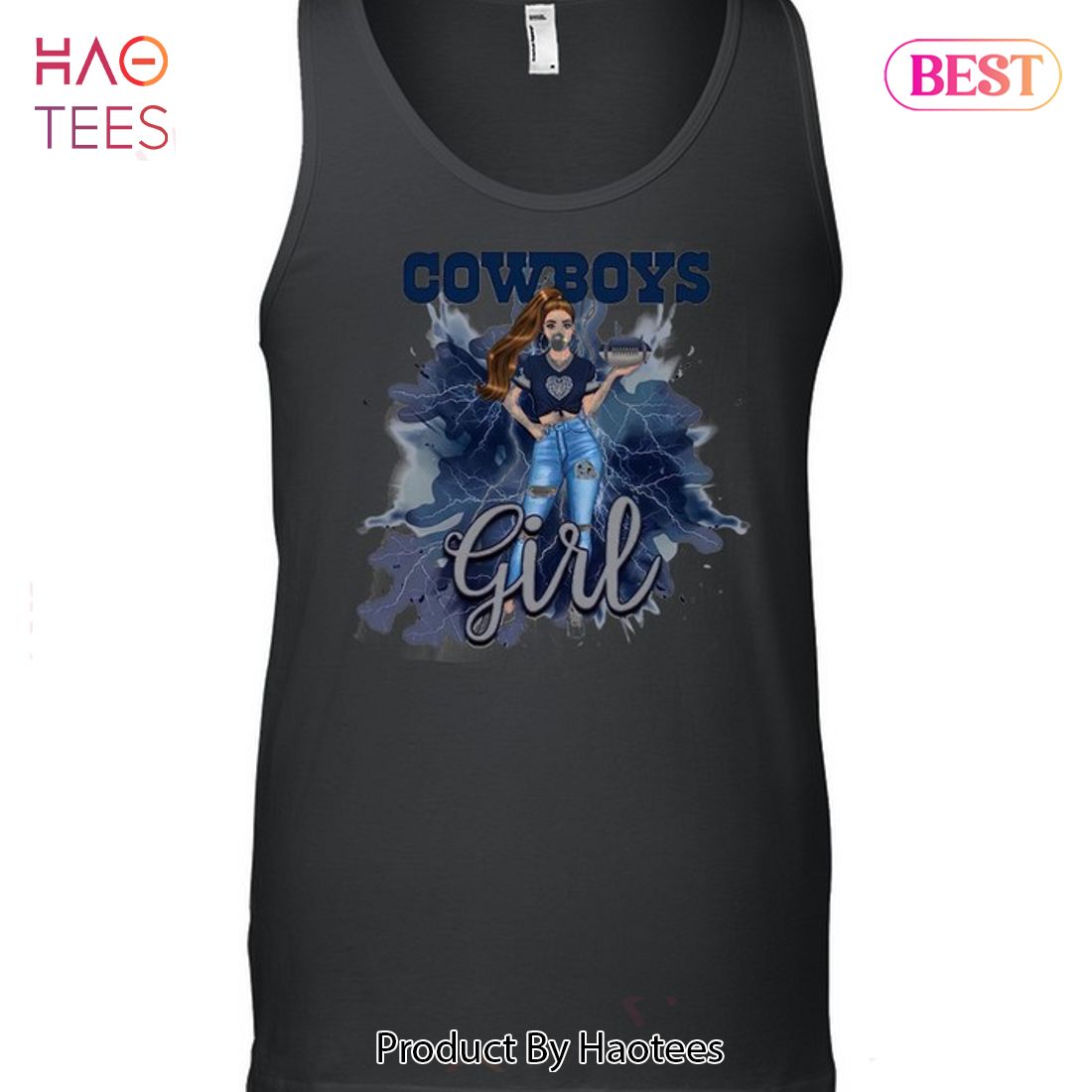 HOT TREND Dallas Cowboys Girl Unisex T-Shirt HOT TREND Dallas Cowboys Girl Unisex T-Shirt