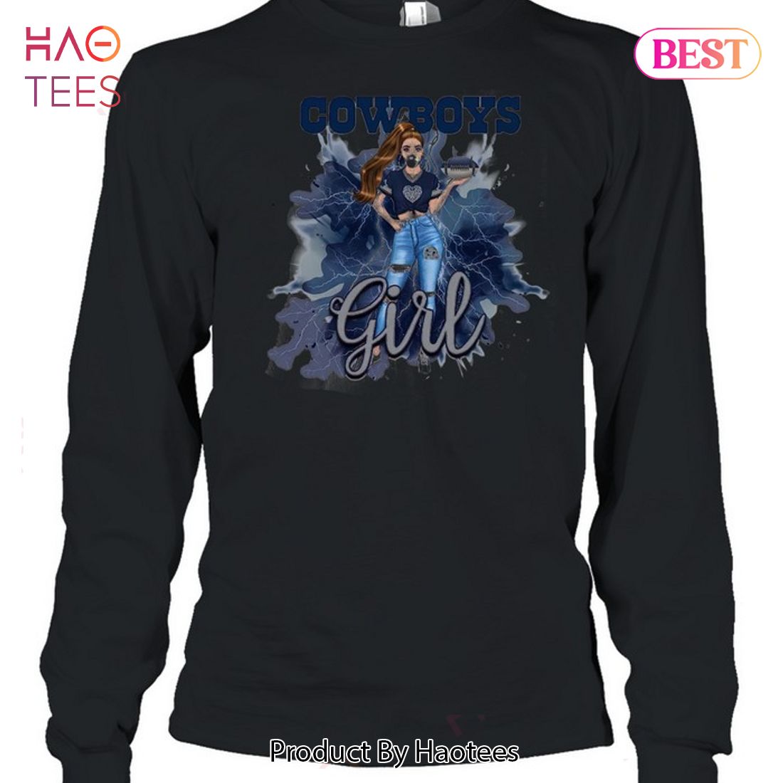 HOT TREND Dallas Cowboys Girl Unisex T-Shirt HOT TREND Dallas Cowboys Girl Unisex T-Shirt