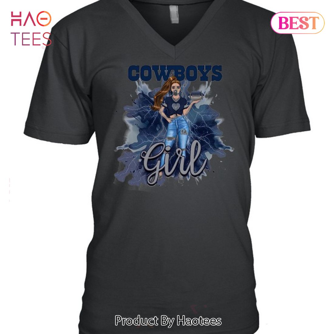 HOT TREND Dallas Cowboys Girl Unisex T-Shirt HOT TREND Dallas Cowboys Girl Unisex T-Shirt