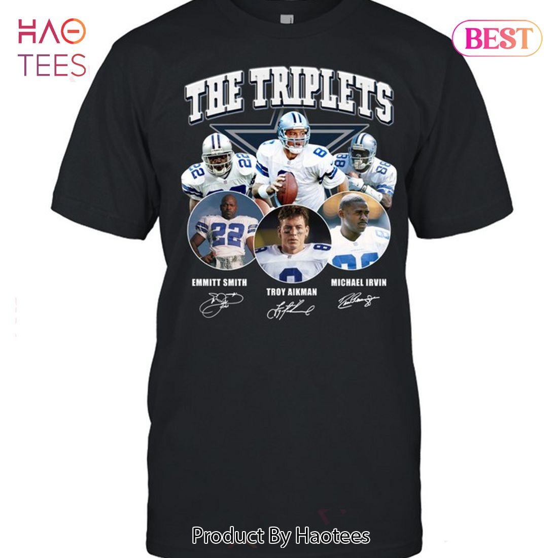 HOT TREND Dallas Cowboys The Triplets Unisex T-Shirt