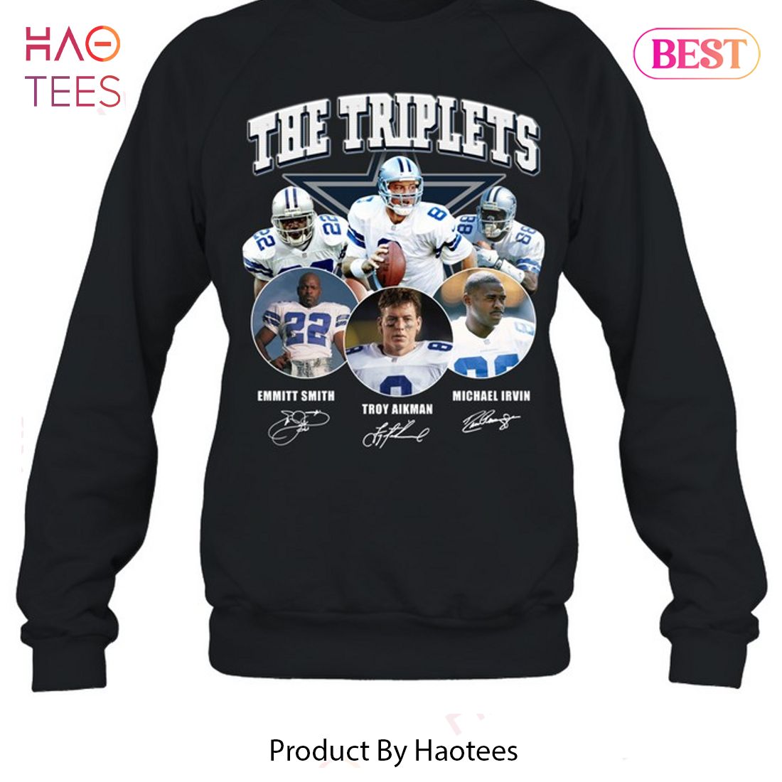 HOT TREND Dallas Cowboys The Triplets Unisex T-Shirt