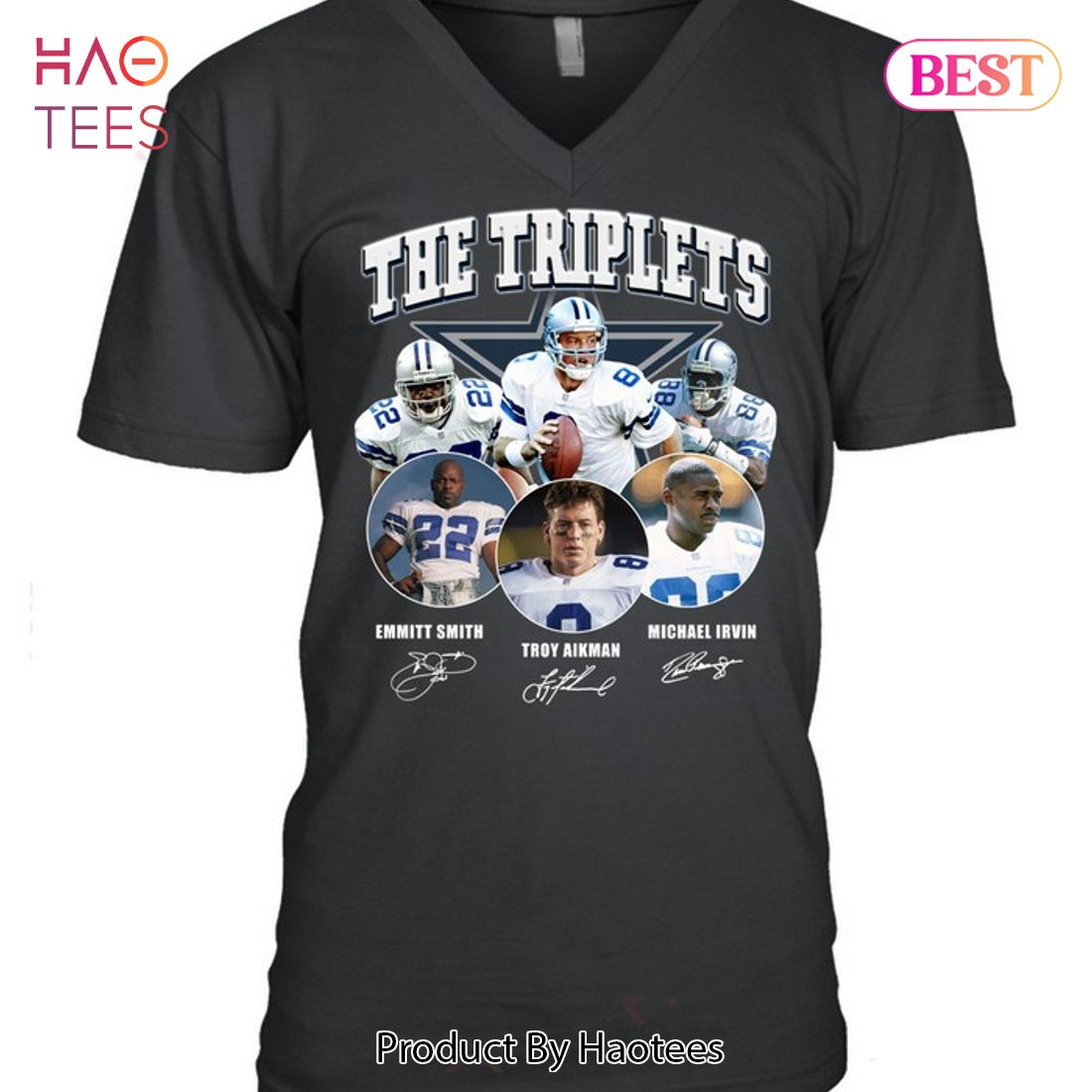 HOT TREND Dallas Cowboys The Triplets Unisex T-Shirt