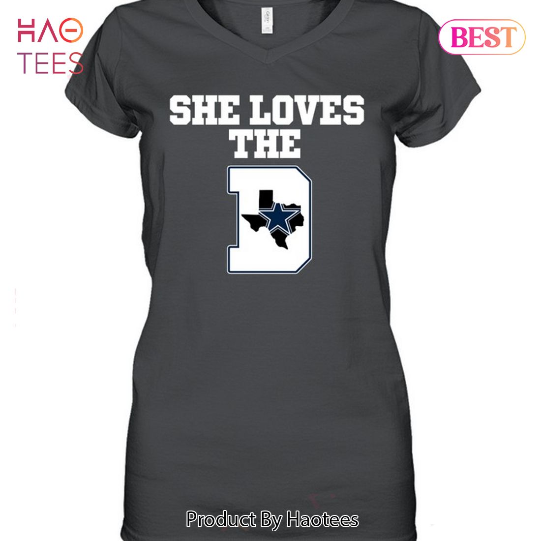 HOT TREND She Loves The Dallas Cowboys Unisex T-Shirt