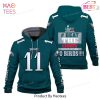[AVAILABLE] A. J. Brown 11 Beat The Chiefs Go Birds Philadelphia Eagles Super Bowl Champion 2023 3D Printed Hoodie For Men